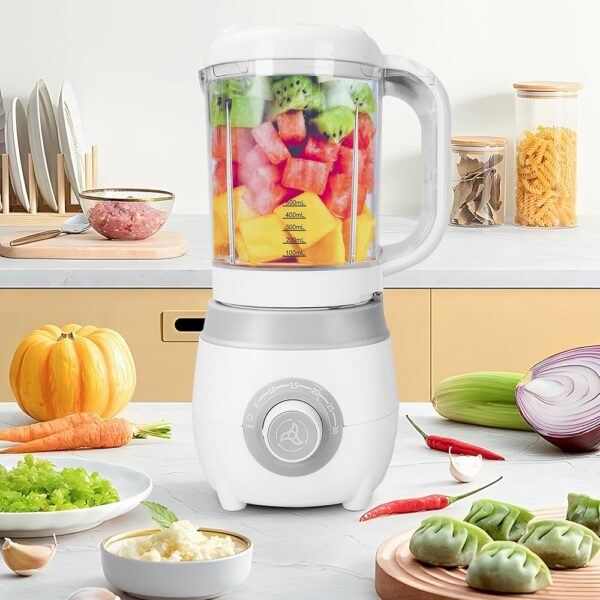 Smart Electric Cooking Blender in White – Modern Kitchen Appliance