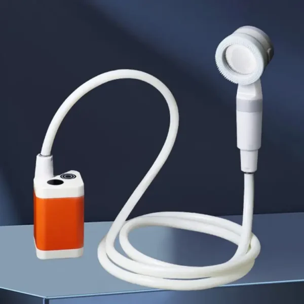 Rechargeable 4000mAh Electric Camping Shower Pump – 2 Spray Modes