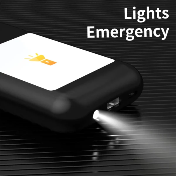 A98 BOX 3-in-1 Smart Wireless Earbuds – ANC/ENC + Power Bank + Flashlight with Touch Screen & 5000mAh Battery - Image 6