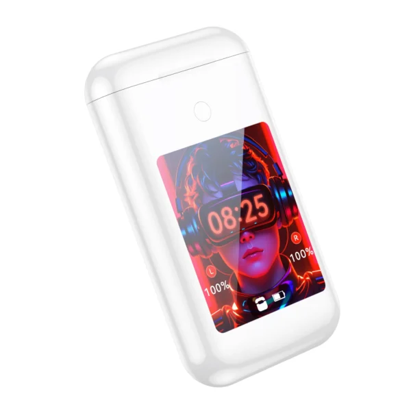 A98 BOX 3-in-1 Smart Wireless Earbuds – ANC/ENC + Power Bank + Flashlight with Touch Screen & 5000mAh Battery - Image 4