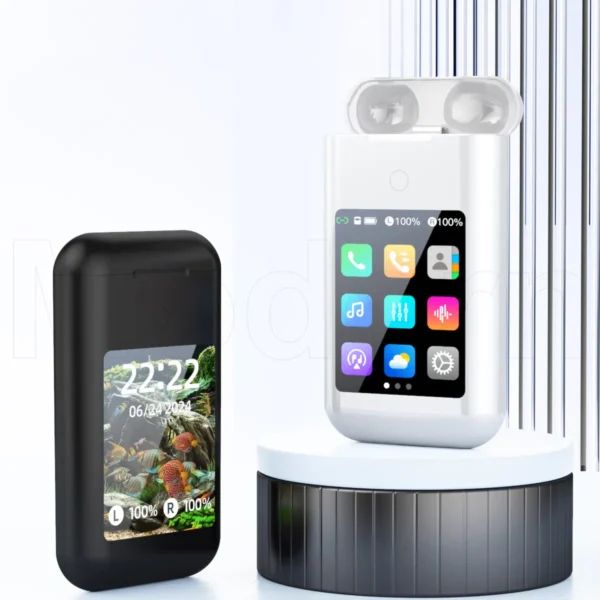 A98 BOX Wireless Earbuds with ANC ENC, Power Bank, and Flashlight – 3-in-1 Smart Gadget