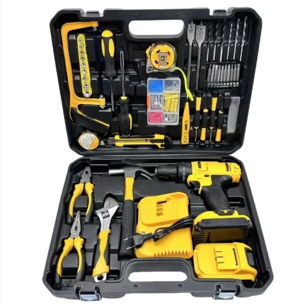 Cordless Power Drill & Tool Combo Kit – Multifunctional Household & Mechanic Set - Image 5